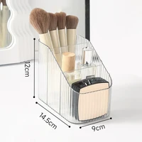 Transparent acrylic cosmetic storage box plastic grid lipstick box makeup brush bucket 2