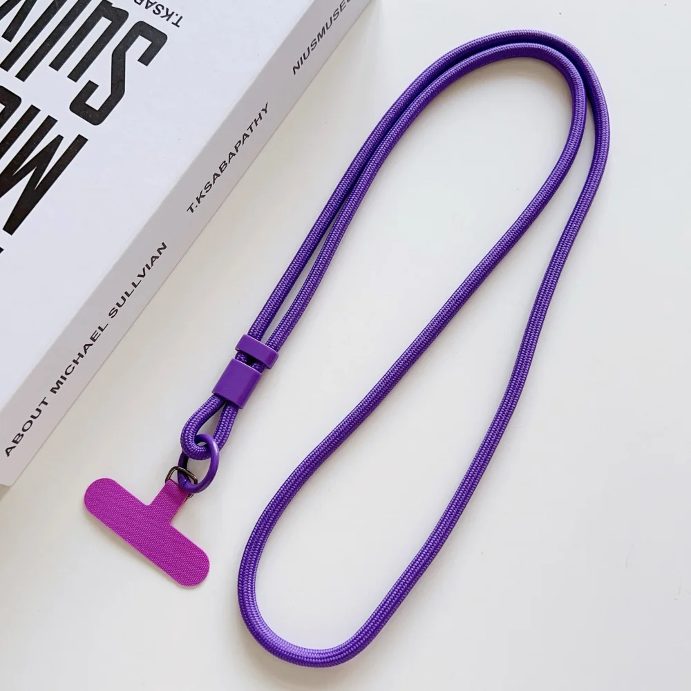 Vibrant Adjustable Crossbody Phone Lanyard - Candy Color Anti-Lost Strap
