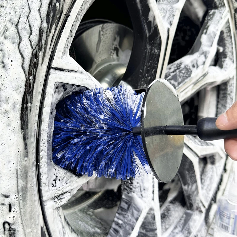 Car Wheel Brush Tire Cleaning Brushes Tire Rim Cleaning Tools for Truck Motor Engine Grille Auto Washing Detailing Brush