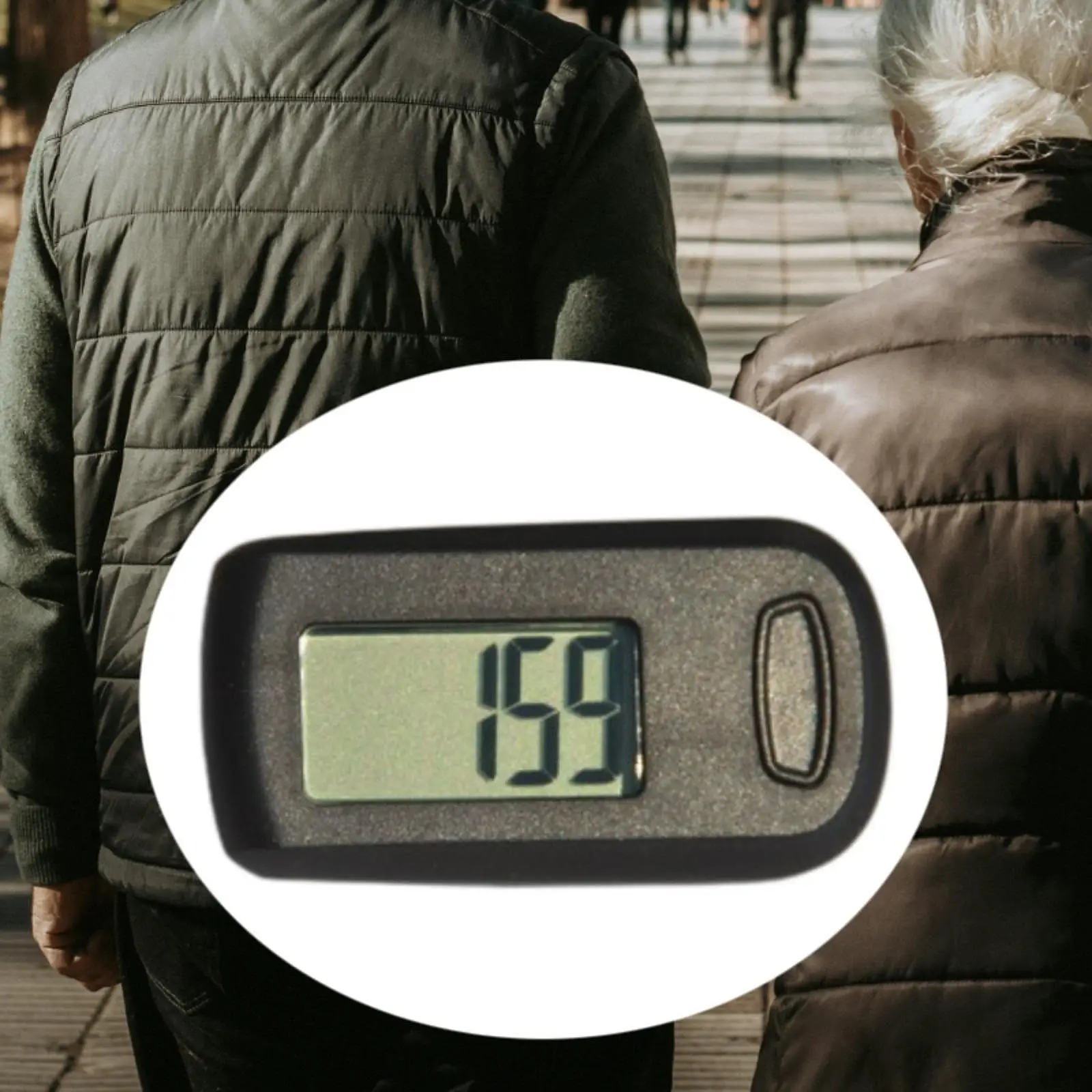 Step Counter Pedometer with Clip Simple Large Display Electronic Pedometer for Running, Hiking, Exercise, Outdoor Sports