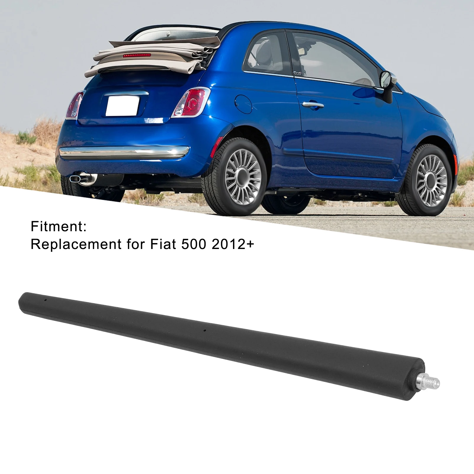 

Car AM/FM Aerial 52019353 / 51910790 Rubber Black Replacement For Fiat 500 2012 Onwards