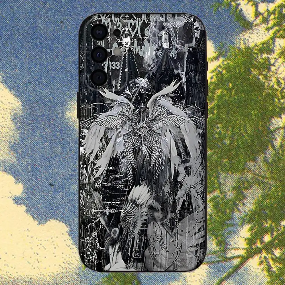 Dark Gothic Coquette Cybersigilism Skin-Friendly TPU Phone Case