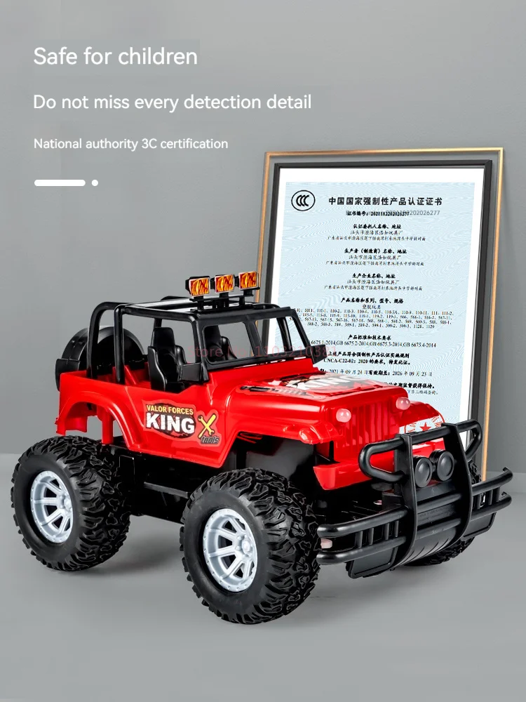 New Remote Control Off-Road Vehicle High-Speed Charging Dynamic Remote Control Small Car Children'S Toy Racing Car Anti Fall 4