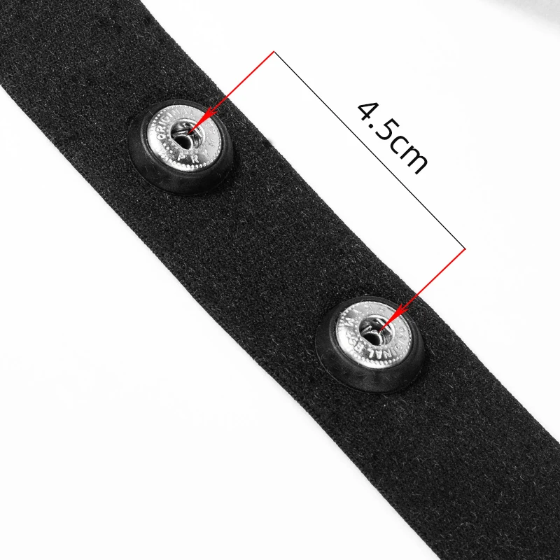 스포츠 무선 심박수 모니터용 심박수 모니터 가슴 벨트 스트랩 ANT + BLE 교체용 벨트, 폴라 와후 가민 호환