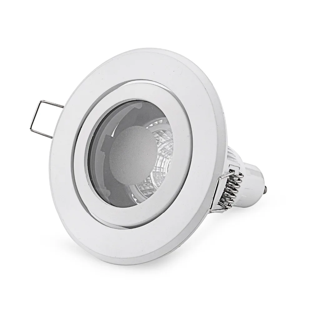 

Ceilling Zinc Alloy Nickel Gu10 Mr16 Downlight Led Round Ceiling Spot Light Fixtures Recessed Downlight Frame