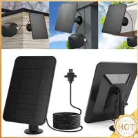 Sun-Powered Security: 360° Adjustable Solar Panel for Blink 4