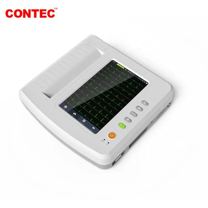 CONTEC Touch 12 channel ECG Machine EKG Electrocardiograph Software Interpretation USB ECG1212G