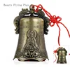 Alloy Wind Chime Car Pendant Buddhist Hall Ornament Supplies Lucky Fortune Fengshui Craft Home Bell Decoration Customized Gift 6