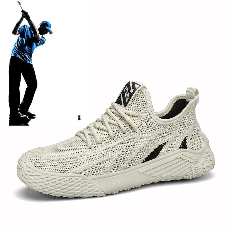 

Golf Training Shoes for Men Golf Shoes for Men Leisure Walking Shoes Mesh Breathable Golf Shoes