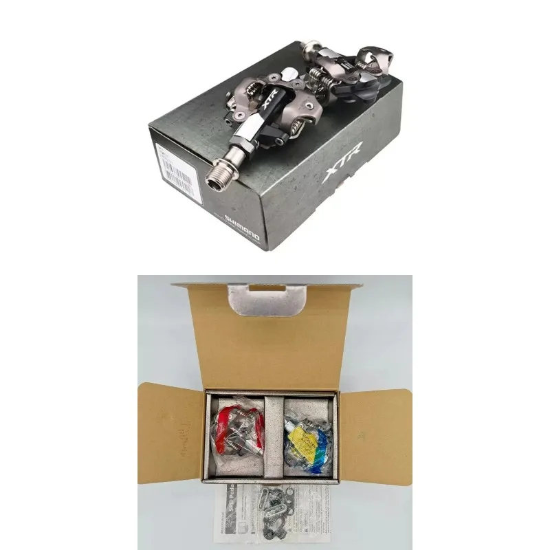 시마노 XTR M9100 SPD 산악 자전거 페달 - 레이스 베어링 클릿 세트가 포함된 셀프 락킹 방식, 사이클링 및 레이싱용