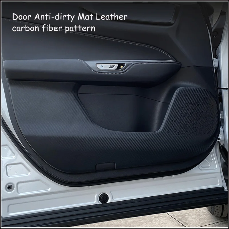 Door Anti-dirty Anti-kick Mat Pad Cushion Sticker Garnish Decoration Car Styling Accessories For Lexus NX260/NX350h