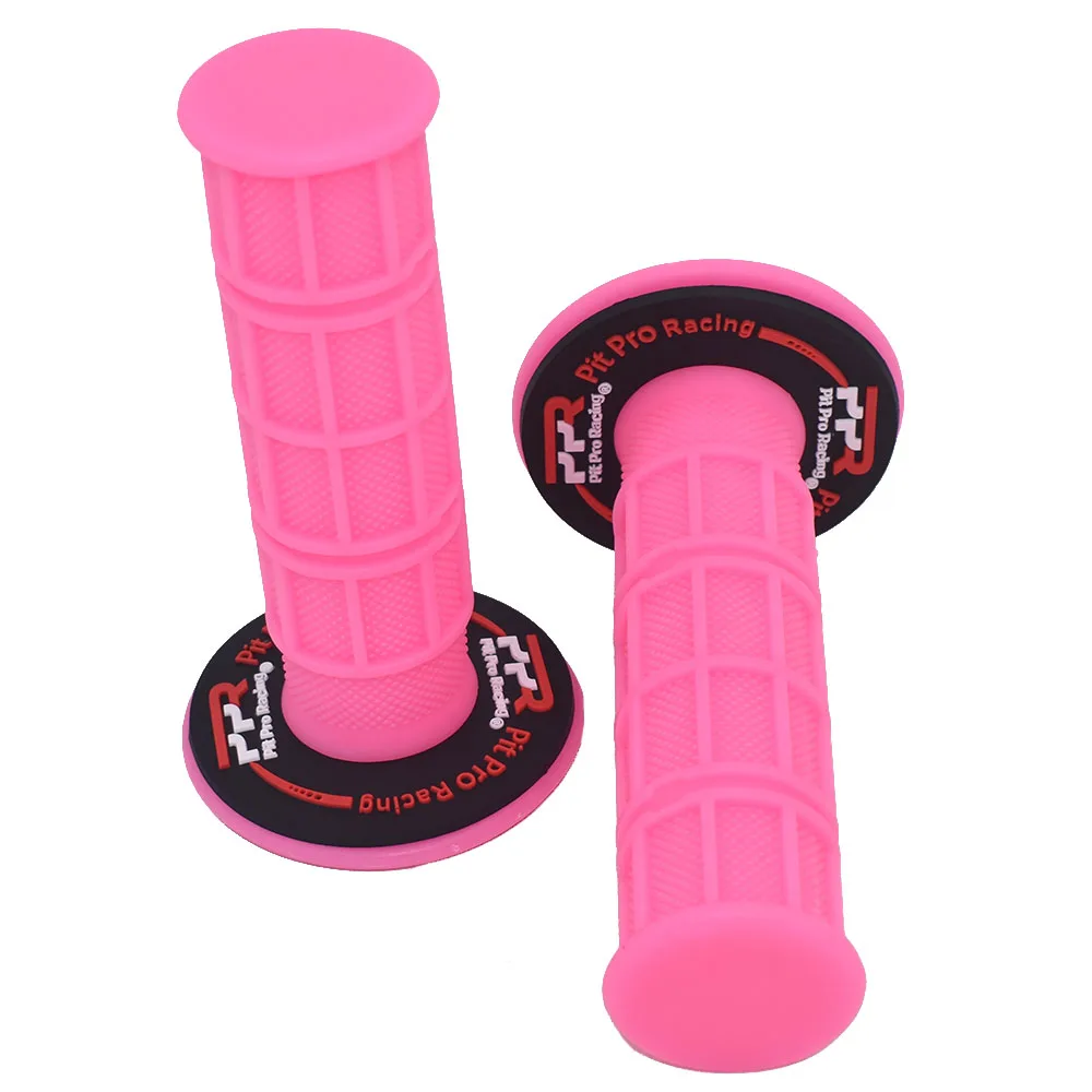 Vibrant Multi-Color Dirt Bike Handle Grips - Soft and Durable