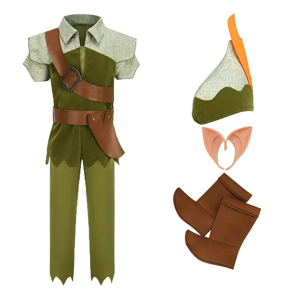 Kids Halloween Anime Character Cosplay Outfits Boys Party Dress Up Fairy Tale Hero Elf Costumes superhero cosplay costume kids cosplay costume