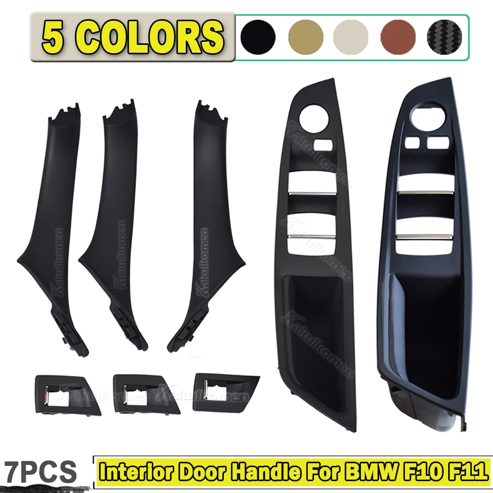 Per BMW 2011-2017 5 Serie F10 F18 F11 Maniglia Della Porta Dell'automobile Pannello di Protezione Pull Trim Copertura Auto Maniglie Porta Interni adesivo  34