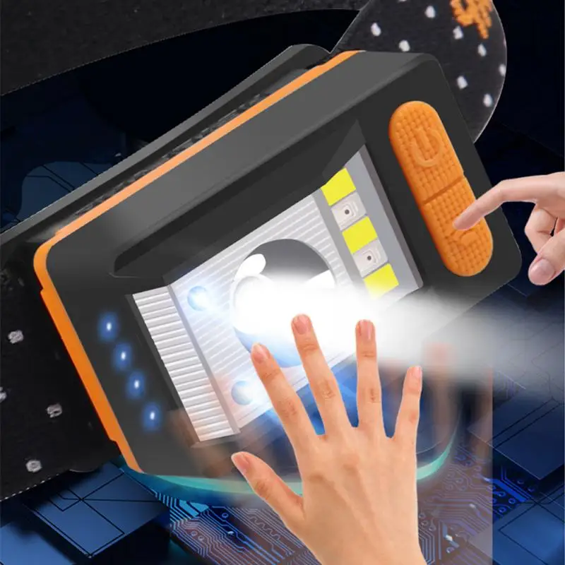 

Light Riding Headlamp Smart Sensor Outdoor Lantern Small Fishing Searchlight Type-c Charging Hikking Headlight Led Adjusted 60°