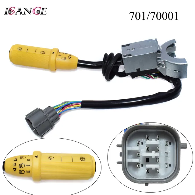 عمود الرافعة الأمامية والعكسية 	 مفتاح ممسحة الضوء لـ JCB 3C 3D 3CX 3D 1400B 1550B 1600B 1700B 214 215 216 217 لودر حفار