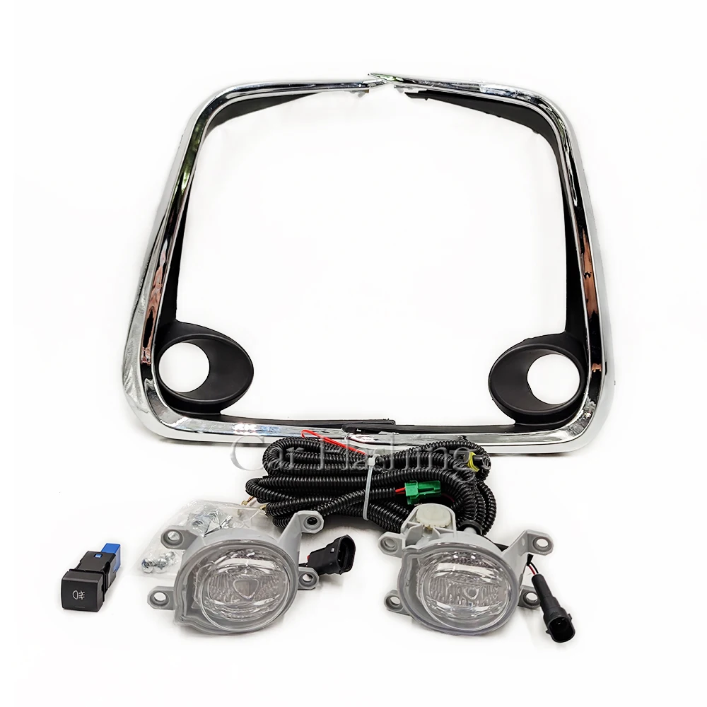 車 LED DRL デイタイムランニングライトとターンシグナルフォグランプ