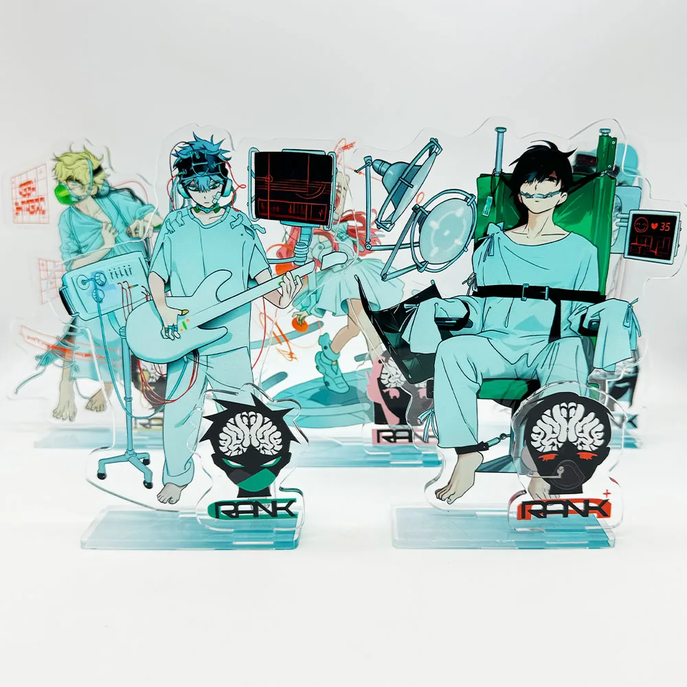 Anime ALIEN STAGE Big Music Stand SUA MIZI Ivan Till Luka Hyuna Acryl Stehendes Zeichen Modell Halter Schreibtisch Display Dekor Spielzeug Geschenke