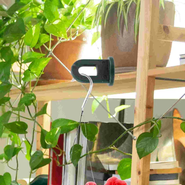 50 Db Üvegházhatású Klipek Hook Virágfüggesztők Műanyag Szerszámok Kerti Zöldség Ültetvényes - Image 3