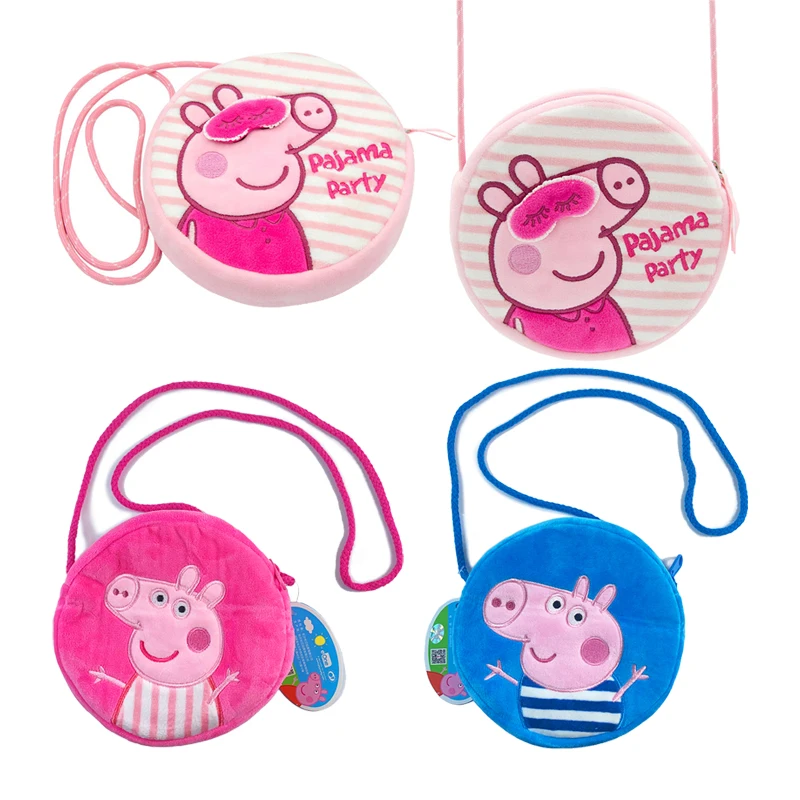 Peppa Pig Girls' Dressing Backpack George Cartoon Personaggi Cartoon Dolls Regalo Per La Festa Di Compleanno Dei Bambini