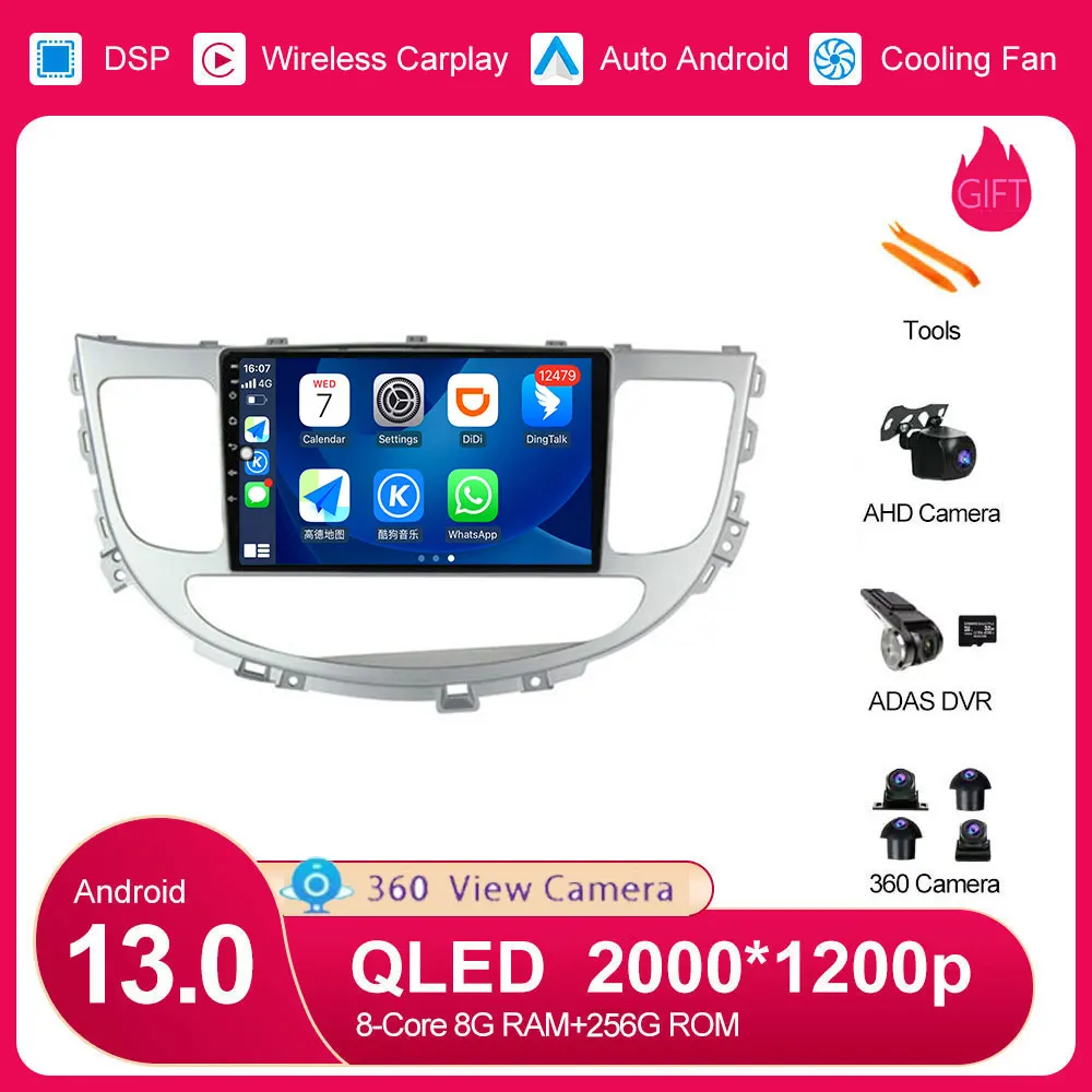 

Android 13 For Hyundai Rohens Genesis 2008 - 2013 Car Support Split Screen Multimedia Audio Steering Wheel Control