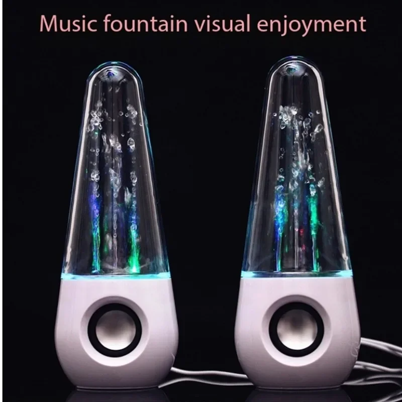 LED 라이트 워터 댄싱 스피커 알타보즈 스피커 파를란테스 하이파이 3D 서라운드 서브우퍼 스테레오 컴퓨터 음악 플레이어 지원