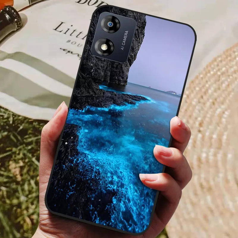 Sleek Black Soft TPU Silicone Back Cover - Stylish Protective Case
