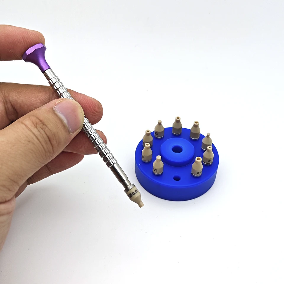 3 Pezzi Pressa Lancette Per Orologi - Strumento Di Montaggio Per Orologiaio - Modello 7404 Acciaio