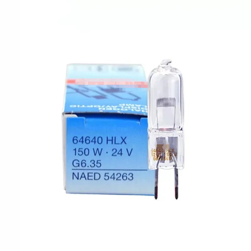 

10pcs/Lot HLX 64640 24V 150W G6.35 FCS Halogen Lamp,Surgical Projection HLX 64640 24V150W Projector Capsule Tungsten Bulb