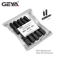 GEYA – 5 paires de connecteurs solaires mâles et femelles 30a 45a, connecteurs de branches de panneaux solaires pour câble PV 2.5/4/6 mm2 1000VDC 15000VDC 1