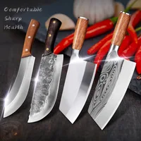 Cleaver Knife High Carbon Steel Kitchen Knives Meat Vegetables Knife Sharp Camping Cooking Cleaver Chef Butcher knives 1