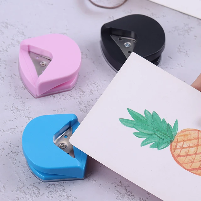 Mini Round Corner Punch Portable Paper Trimmer Cutter Hole
