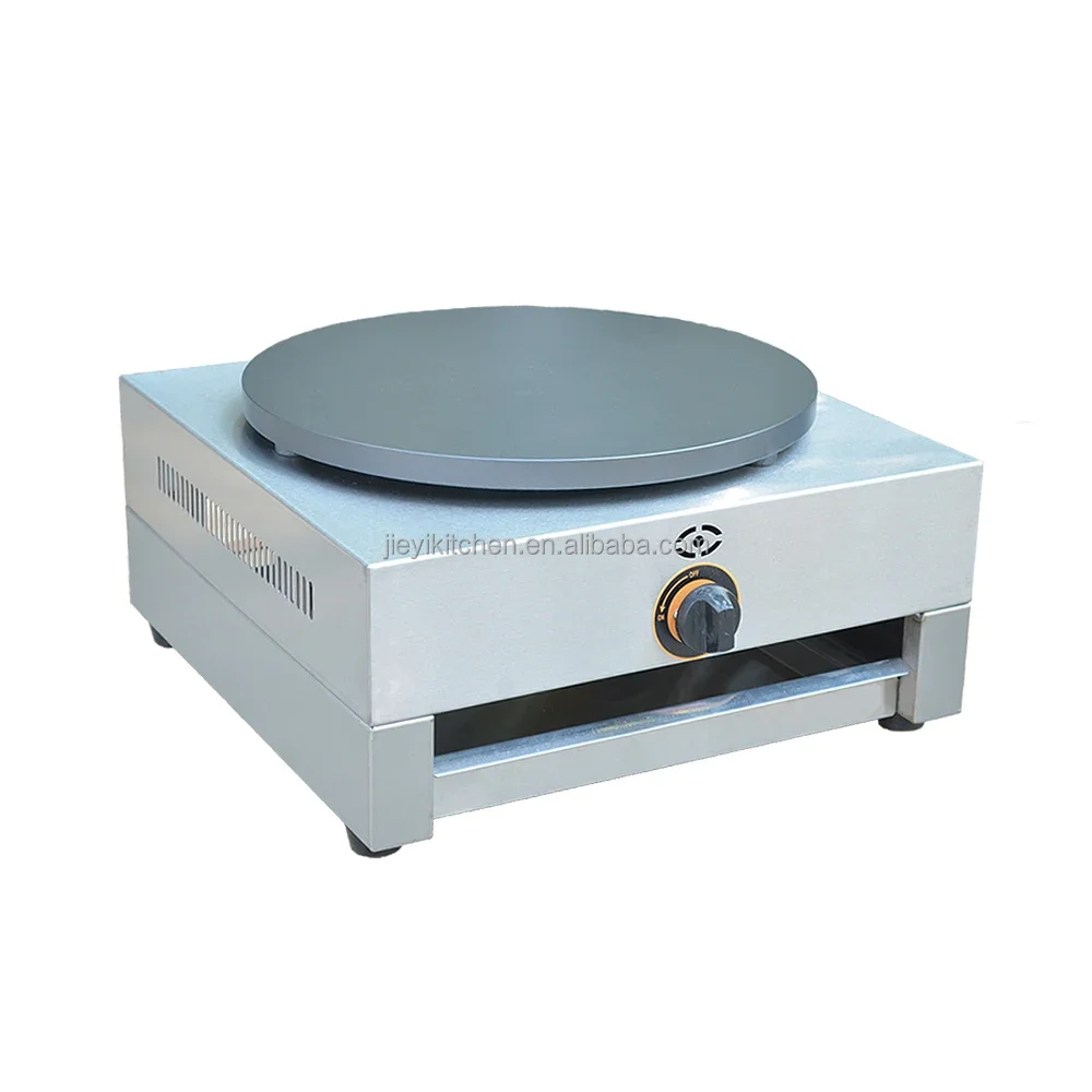 Gas Type Crepe Maker French Crepe Making Machine Pancake Naan Bread Maker With English Manual 3