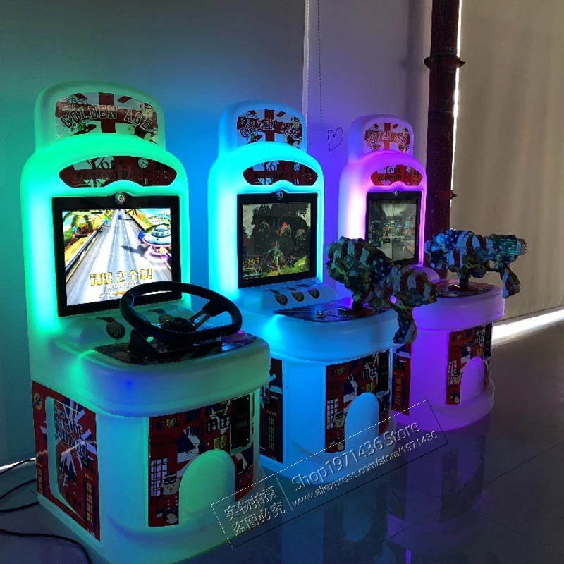 مركز تسلية رمزية عملة تعمل لعبة إطلاق نار مائية أل...