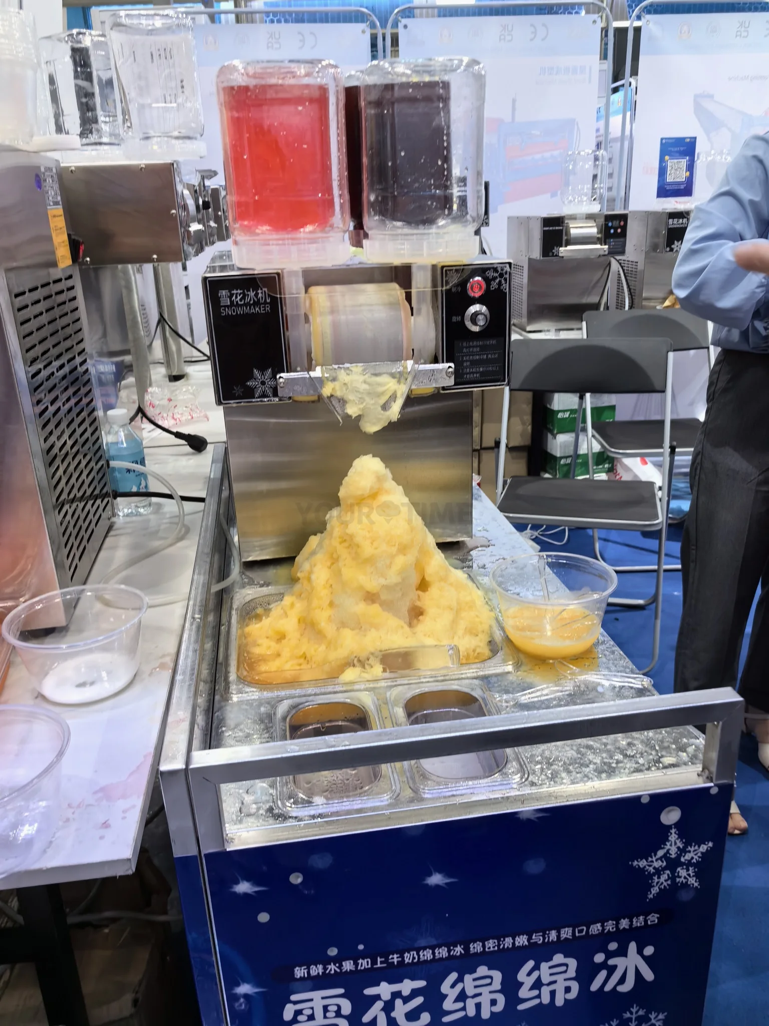 Description Picture 3 of itemMvckyi Automatic Korean Bingsu Machine Snow Ice Maker Snow Flake Ice Shaver Machine Milk Snow Flakes Ice Cream Shaver Maker