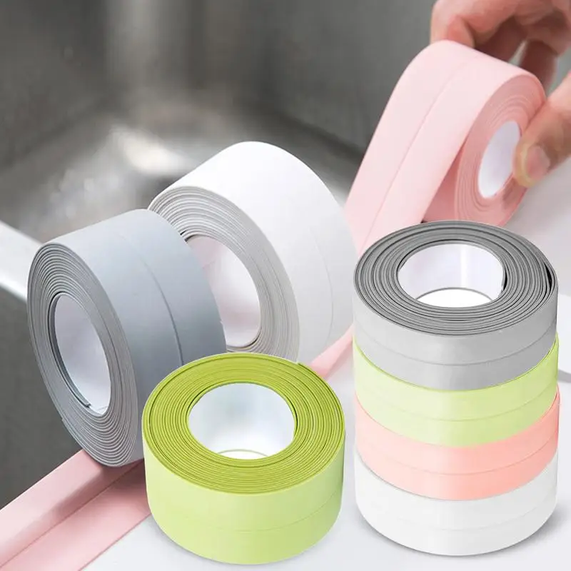 

Bathroom Kitchen Shower Tape Multipurpose Anti-mildew Water Proof Removable Self Adhesive Sticky Tape For Paste Item Household