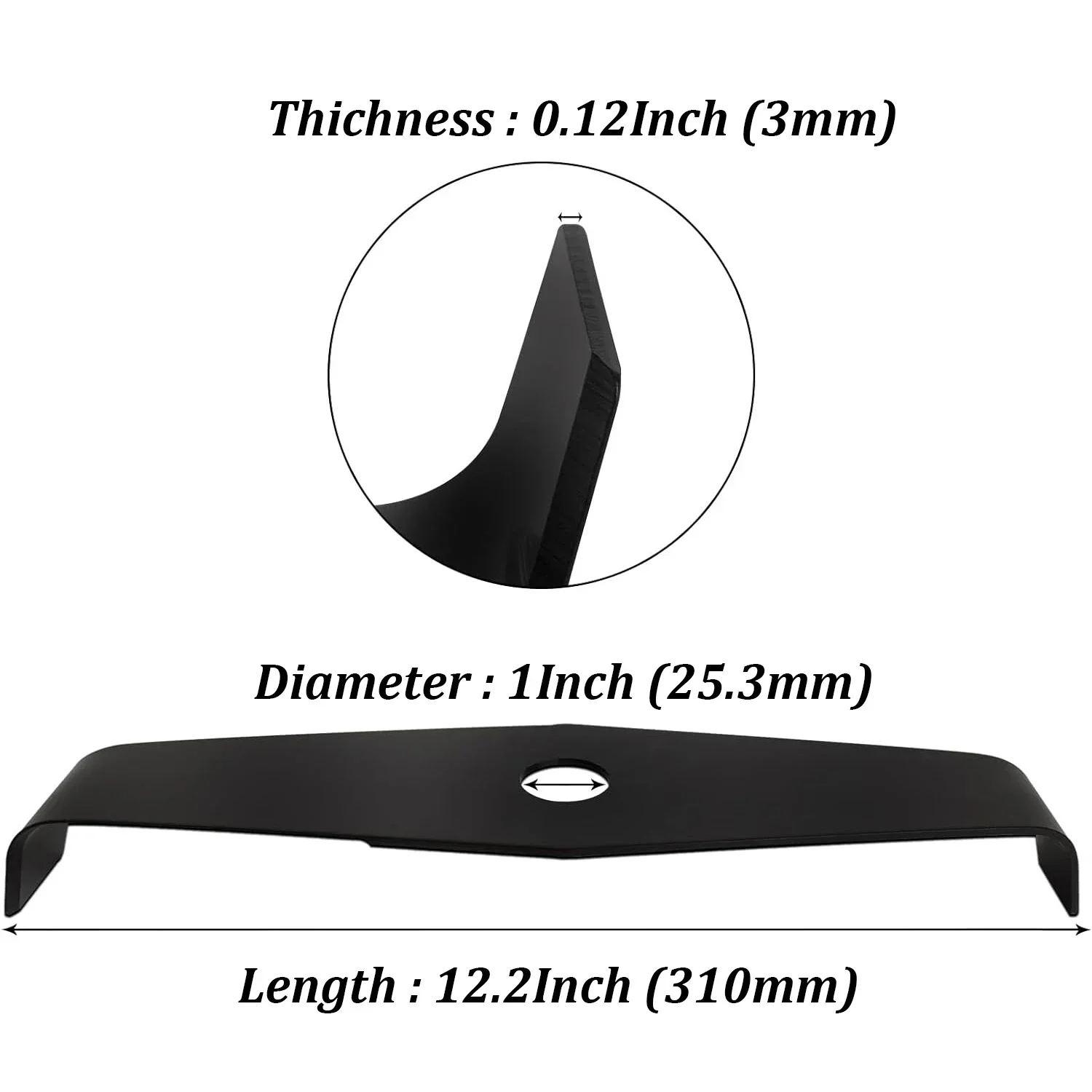2-Zahn-Universal-Mähklinge für Trimmer und Freischneider zum Austausch – Detail 2