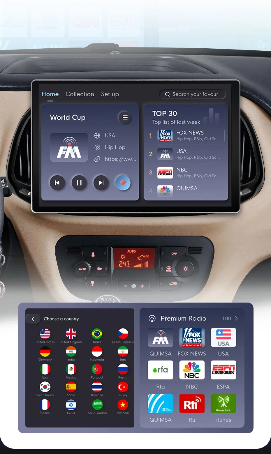 Junsun x7 Serie 13.1 "2k ai Stimme drahtloses Carplay Android Auto Autoradio für Fiat Doblo 2015-2019 Multimedia Autoradio – Detail 9