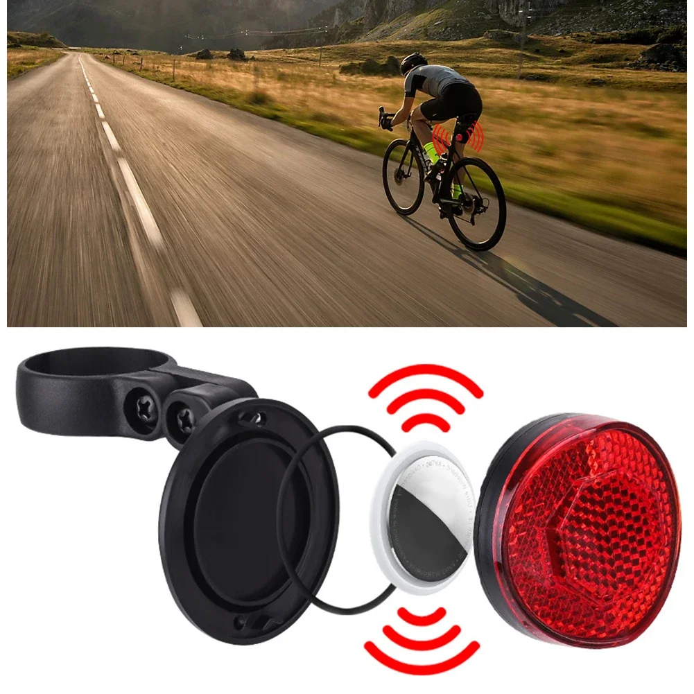 Anti Lost Tracker Anti Lose Tracker GPS Locator Item Locator Anti Lost Locator Mountain Bicycle Rack Light Anti-Theft Cycling Locator Tracker Night Light Positioning Hidden Bike Accessories for AirTag