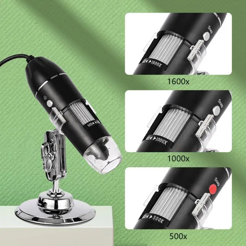 Usb Digital Microscope Portable High-Definition Electronic Microscope  Industrial Science Education Electronic Magnifying Glass - AliExpress