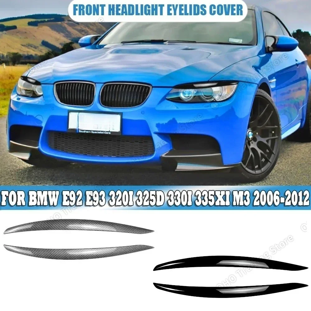 

2 шт., накладки на передние фары BMW 3 серии 320i 325d 330i 330xi 330xd 335xi M3 2006-2012