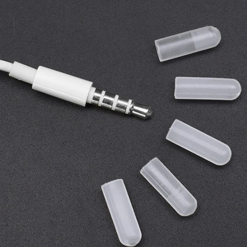 Headphone Plug Silicone Protective Cover Electronic Accessories Guitar Connection Cable Insert Silicone Cap 1PC