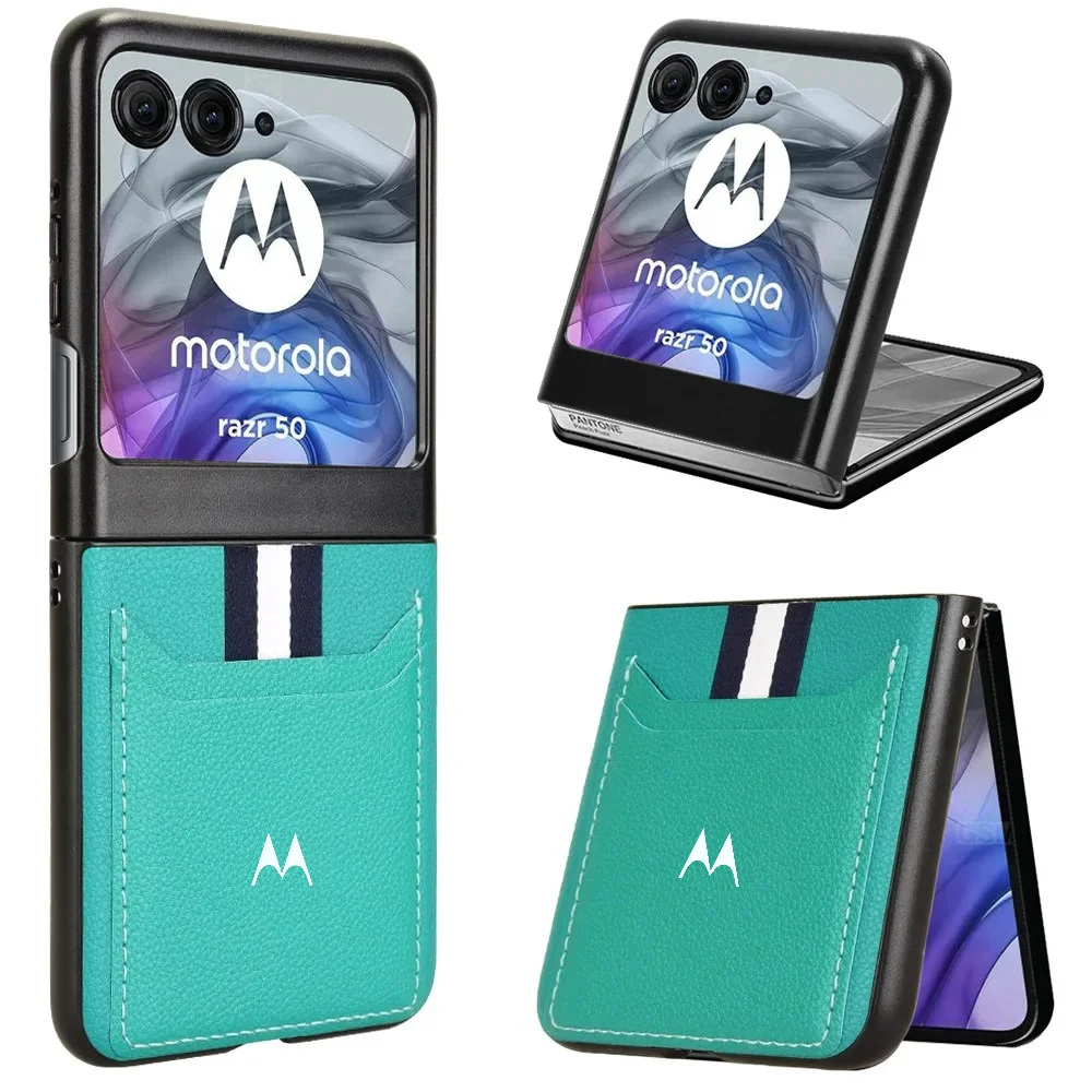 Premium PU Leather Phone Case with Card Slots - Lightweight and Stylish Cover