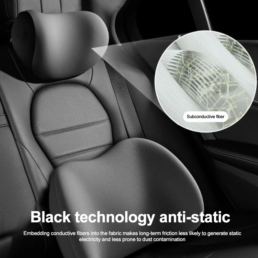 Car Neck Headrest Pillow Accessories Cushion Auto Seat Head Support Neck Protector Automobiles Seat Rest Memory Cotton car pillow car headrest memory foam pillow car neck pillow