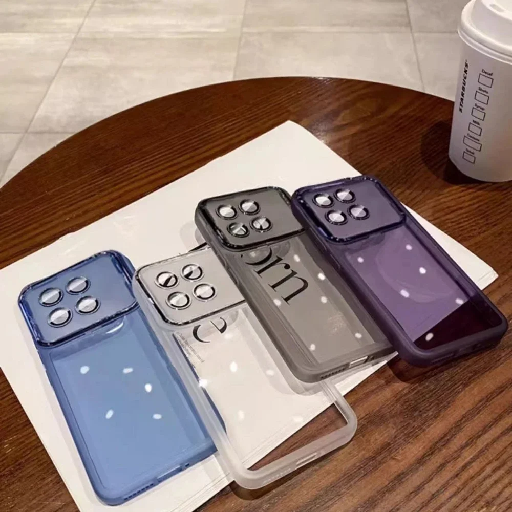 Soft Clear Silicone Lens Protective Cellphone Case