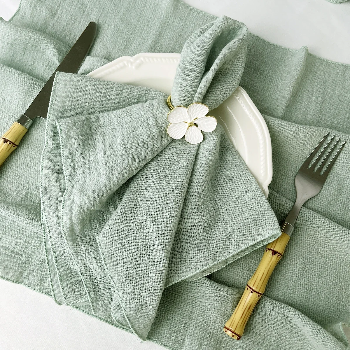 50pcs sage green