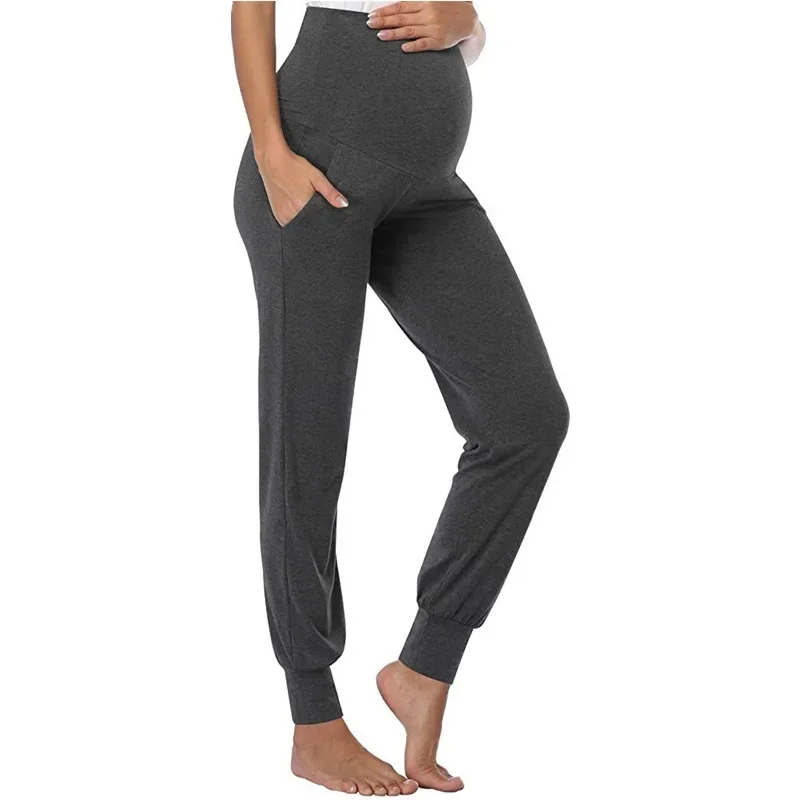 Quick-drying Slim, Slim Skinny Cropped Pants Maternity Pants Skin-friendly Nude Straight-leg Yoga