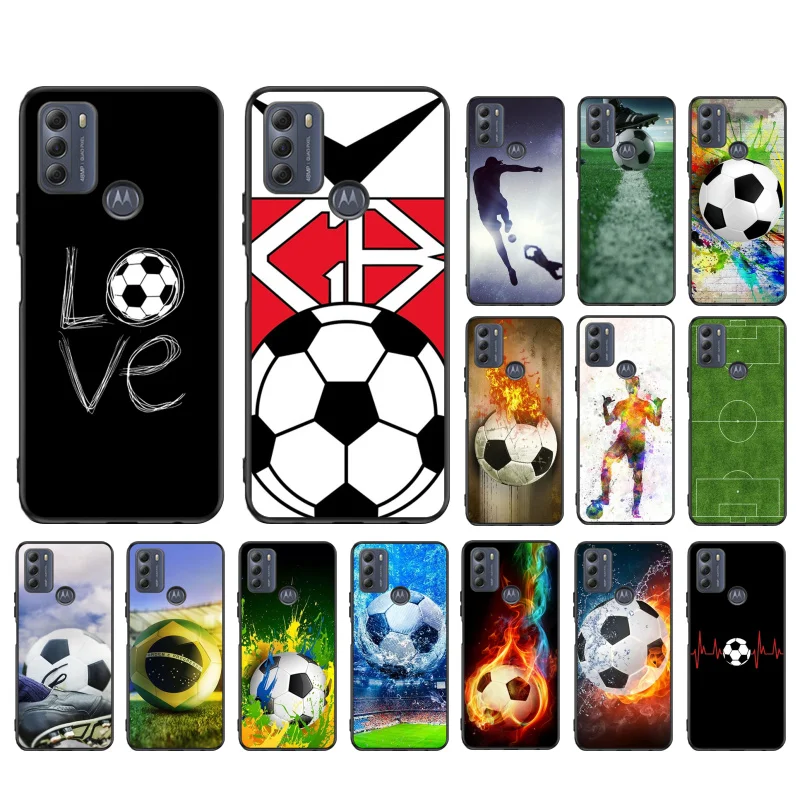 Football Soccer Ball Design Phone Case – Durable and Stylish Protection