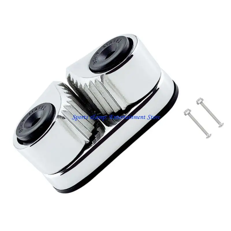 G7NF 스테인레스 스틸 보트 빠른 진입 캠 선도 링이있는 클리트 볼 베어링 로프 클램프 로프 Fairlead 액세서리