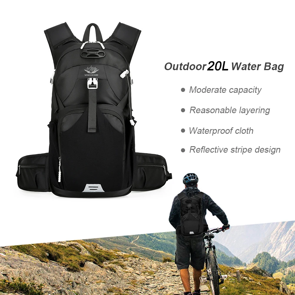 Description Picture 4 of itemCycling Backpack 20L Bicycle Bags Outdoor Sport Climbing Hiking MTB Road Bike Hydration Backpack Climbing Mountaineering Bag